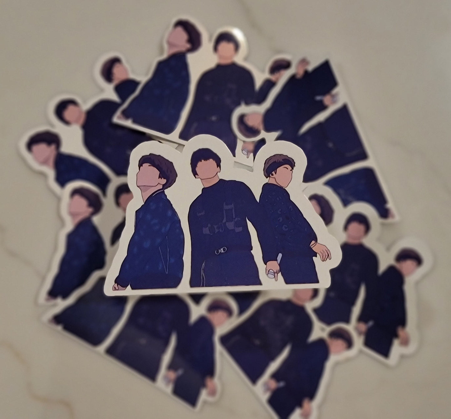 BTS Member stickers inspired by songs