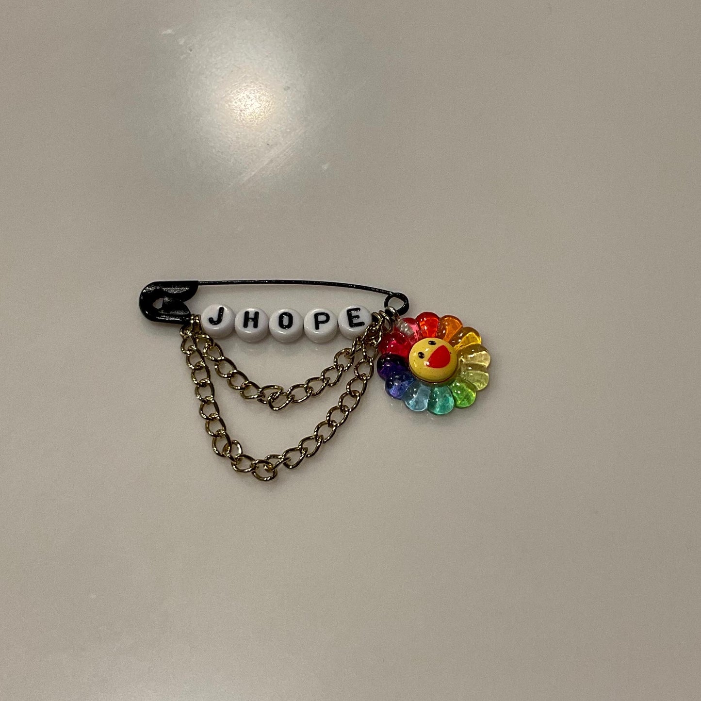 BTS JHope Safety Pins with Chains