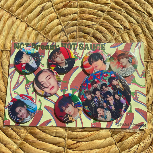 NCT/NCT Dream group button set