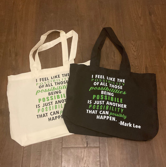 NCT Mark Lee Possibilities tote bag