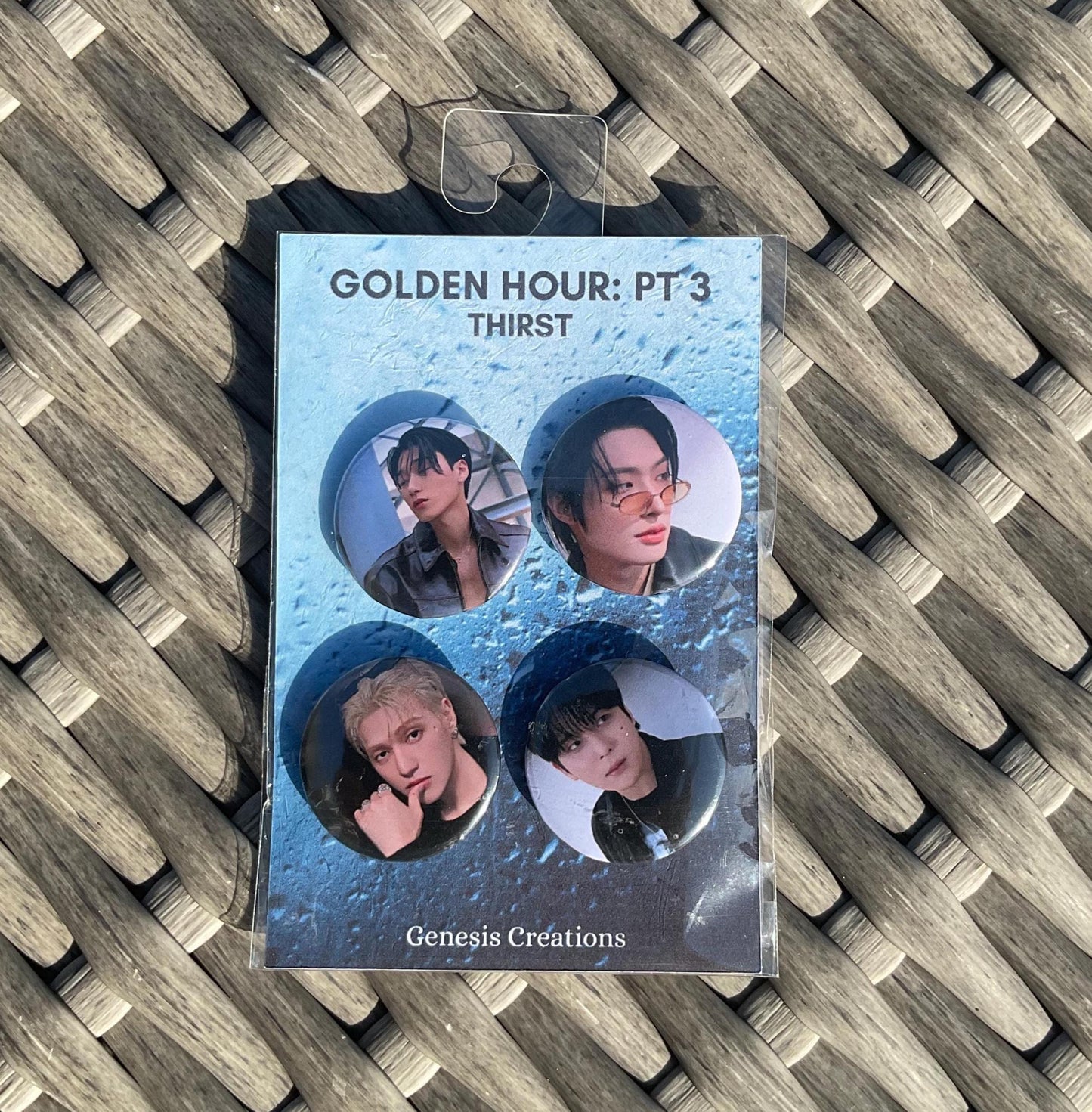 Golden Hour Pt. 3 mini button sets | Ateez
