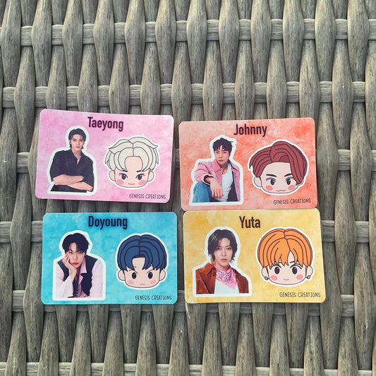 NCT 127 x NCT Zone mini sticker sheets