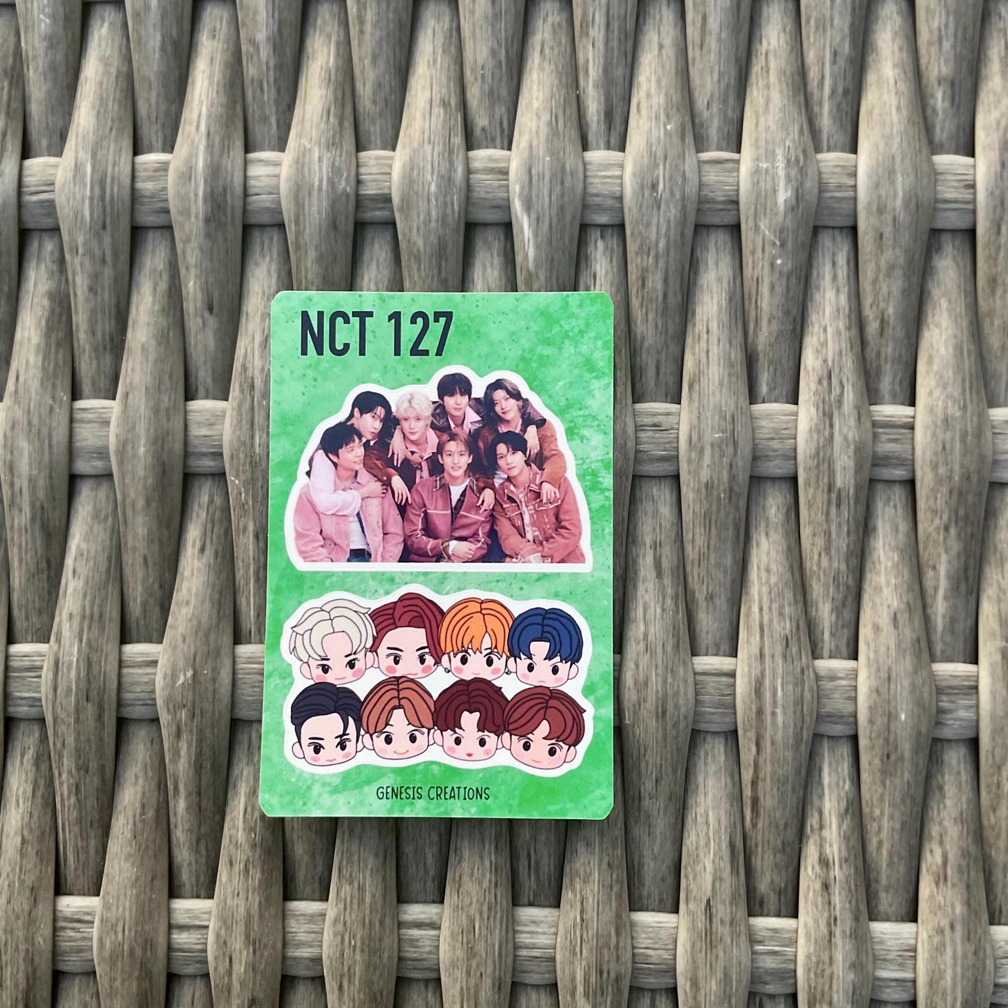 NCT 127 x NCT Zone mini sticker sheets