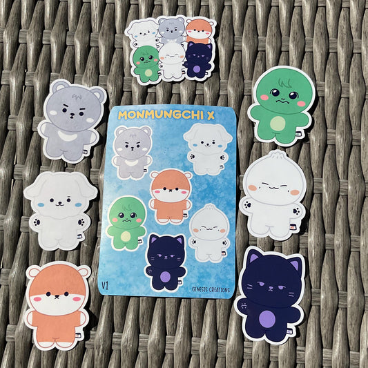 MONMUNGCHI X Stickers and stricken sheets | Monsta X