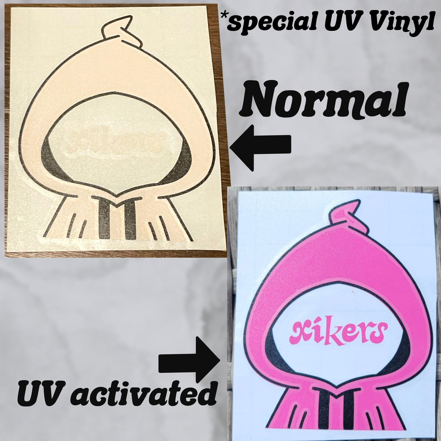 Xikers Tiricky Character logo decals
