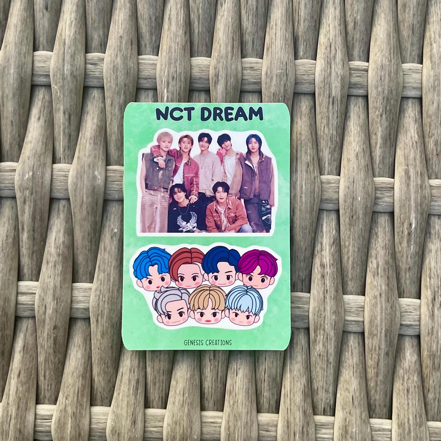 NCT Dream x NCT Zone mini sticker sheets