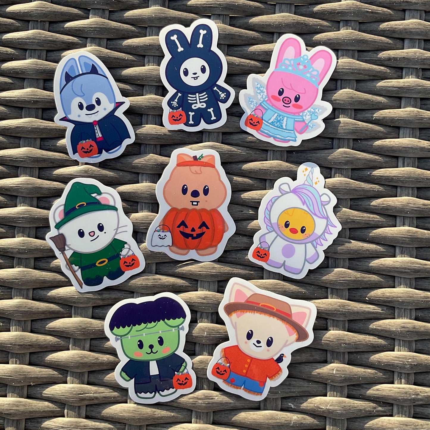Skzoo Spooky Friends Stickers and sticker sheet