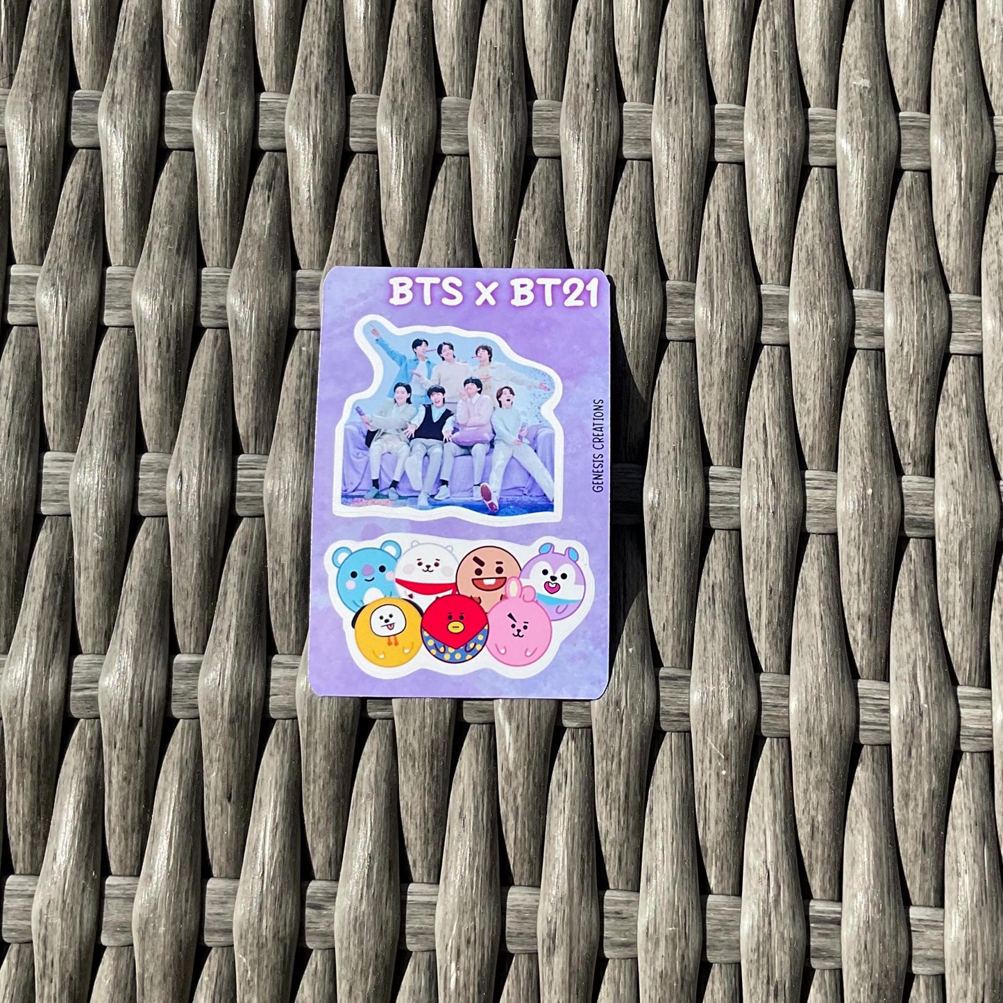 BTS x BT21 mini sticker sheets
