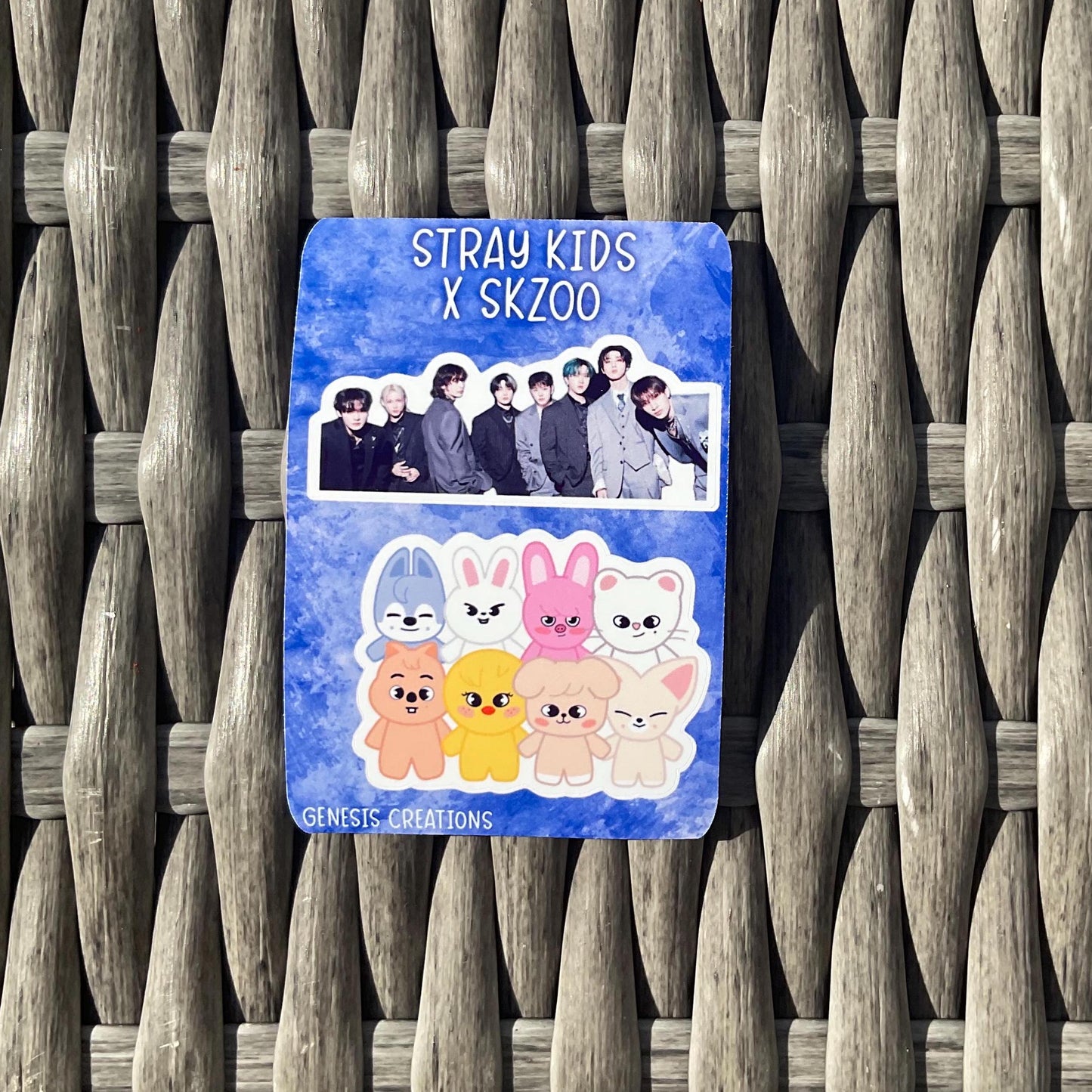 Stray Kids x Skzoo mini sticker sheets