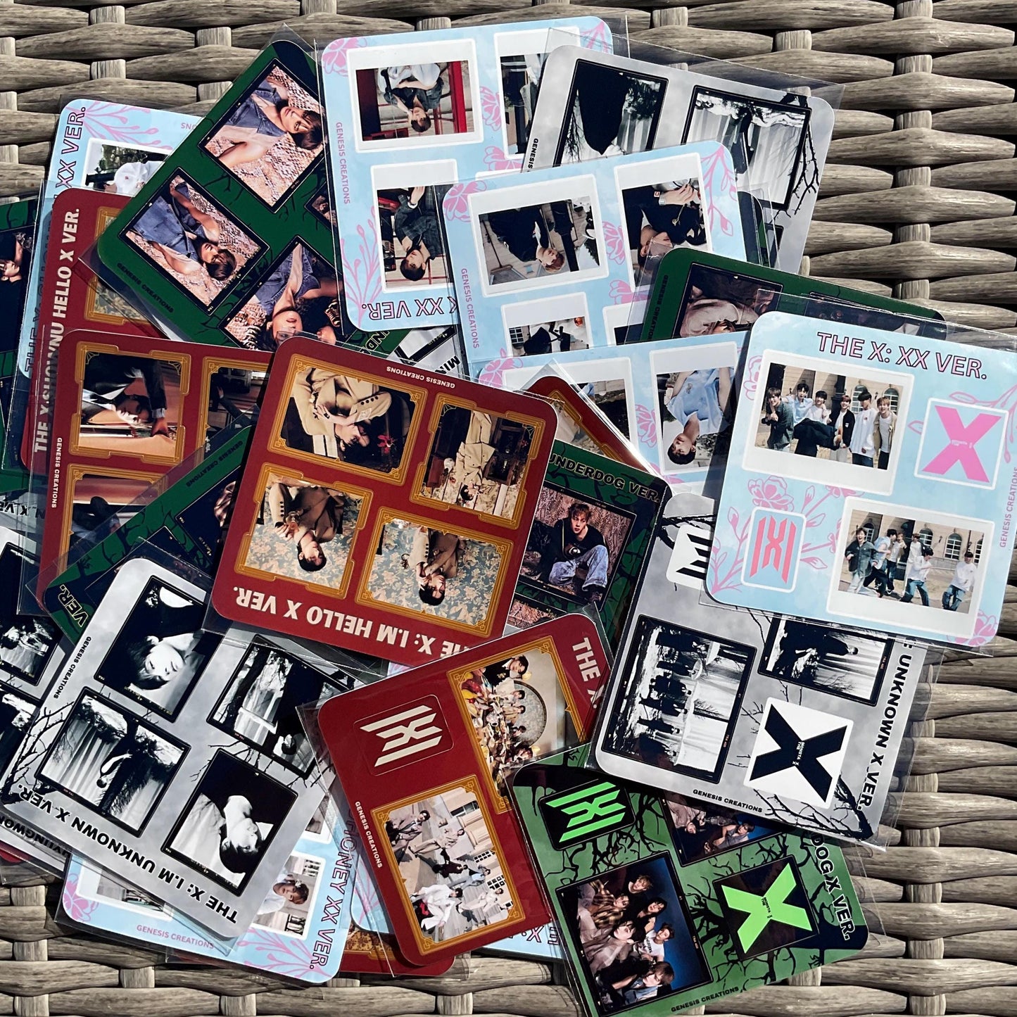 Monsta X | The X mini sticker sheets