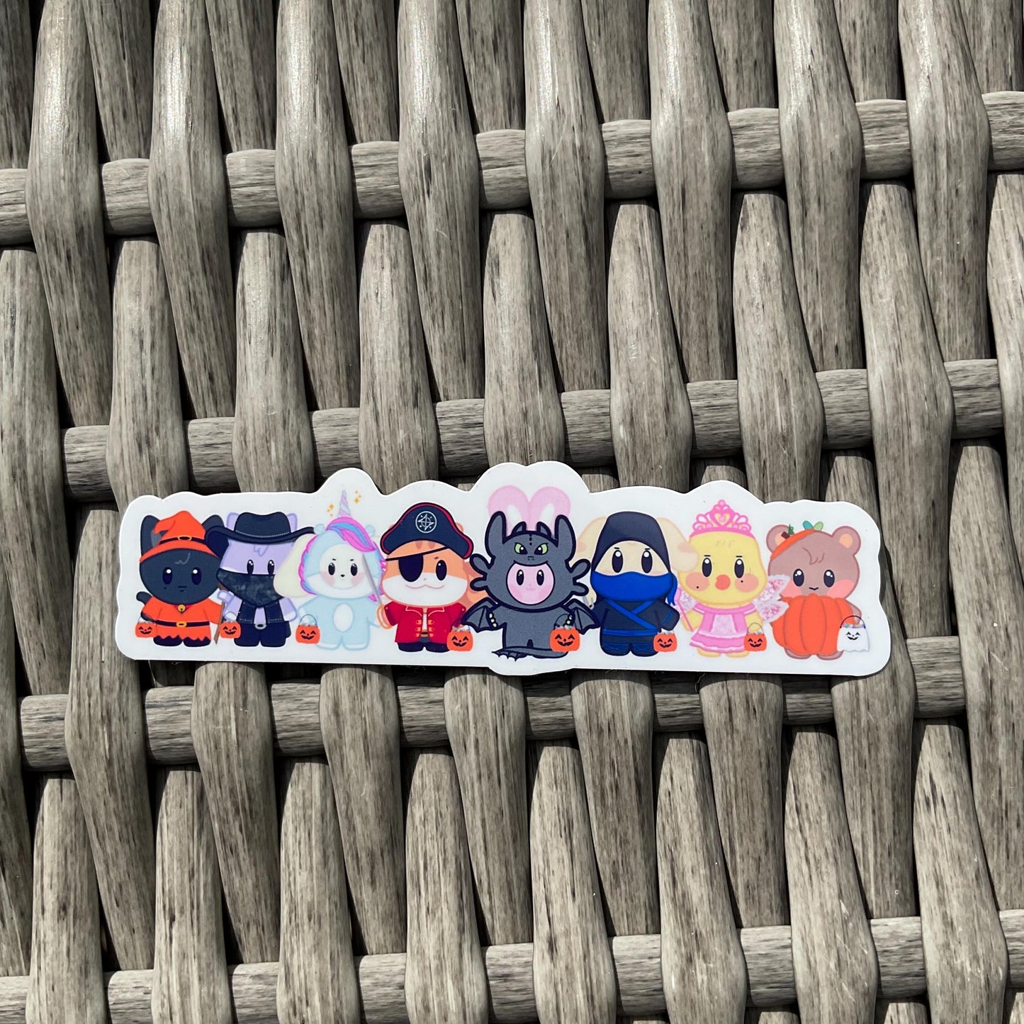 Aniteez Spooky Friends Stickers and Sticker sheet