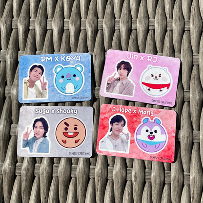 BTS x BT21 mini sticker sheets