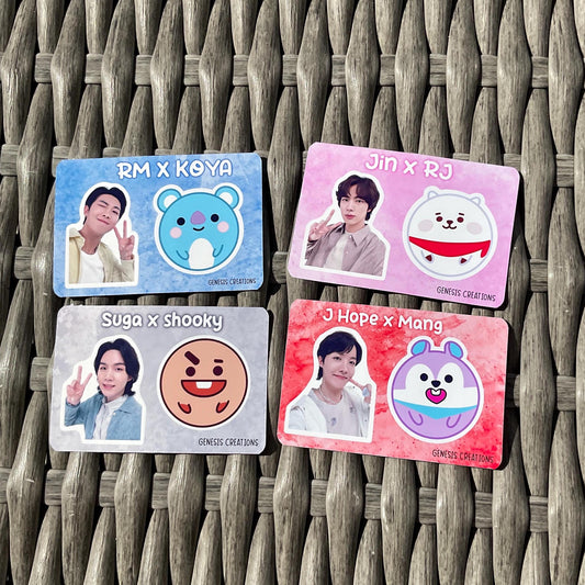 BTS x BT21 mini sticker sheets