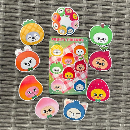 Stray Kids | SKZOO Fruity Friends stickers and sticker sheet