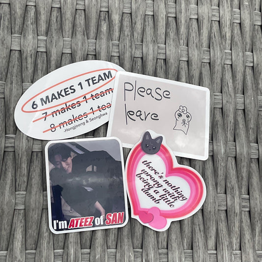 Ateez inspired stickers