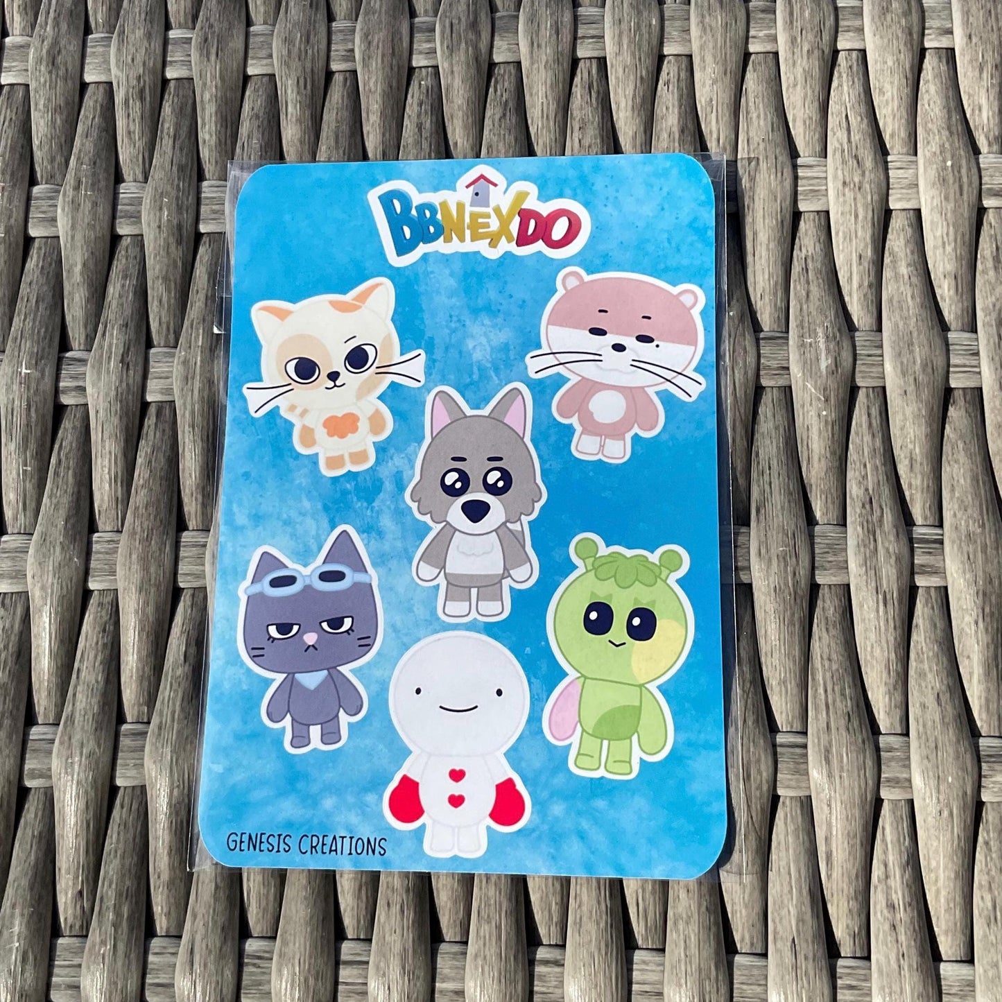 BBNEXDO stickers and sticker sheet (BoyNextDoor)
