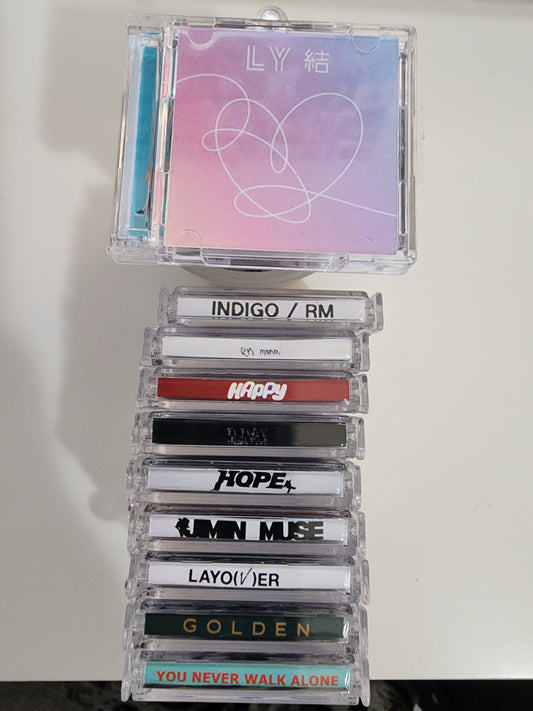 Kpop Mini Album keychains with NFC tag