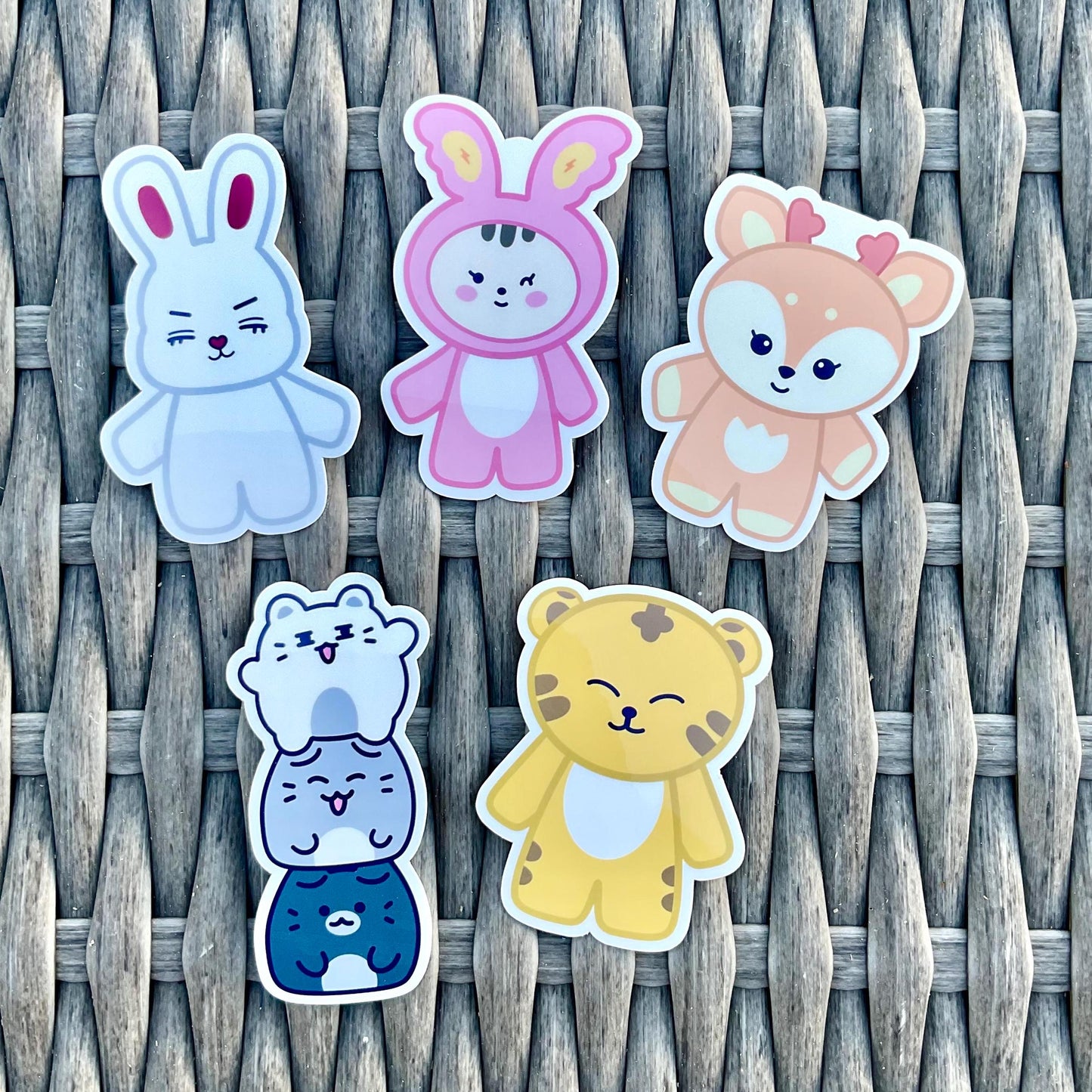 Miniteen stickers and sticker sheet (Seventeen)