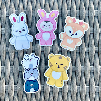 Miniteen stickers and sticker sheet (Seventeen)