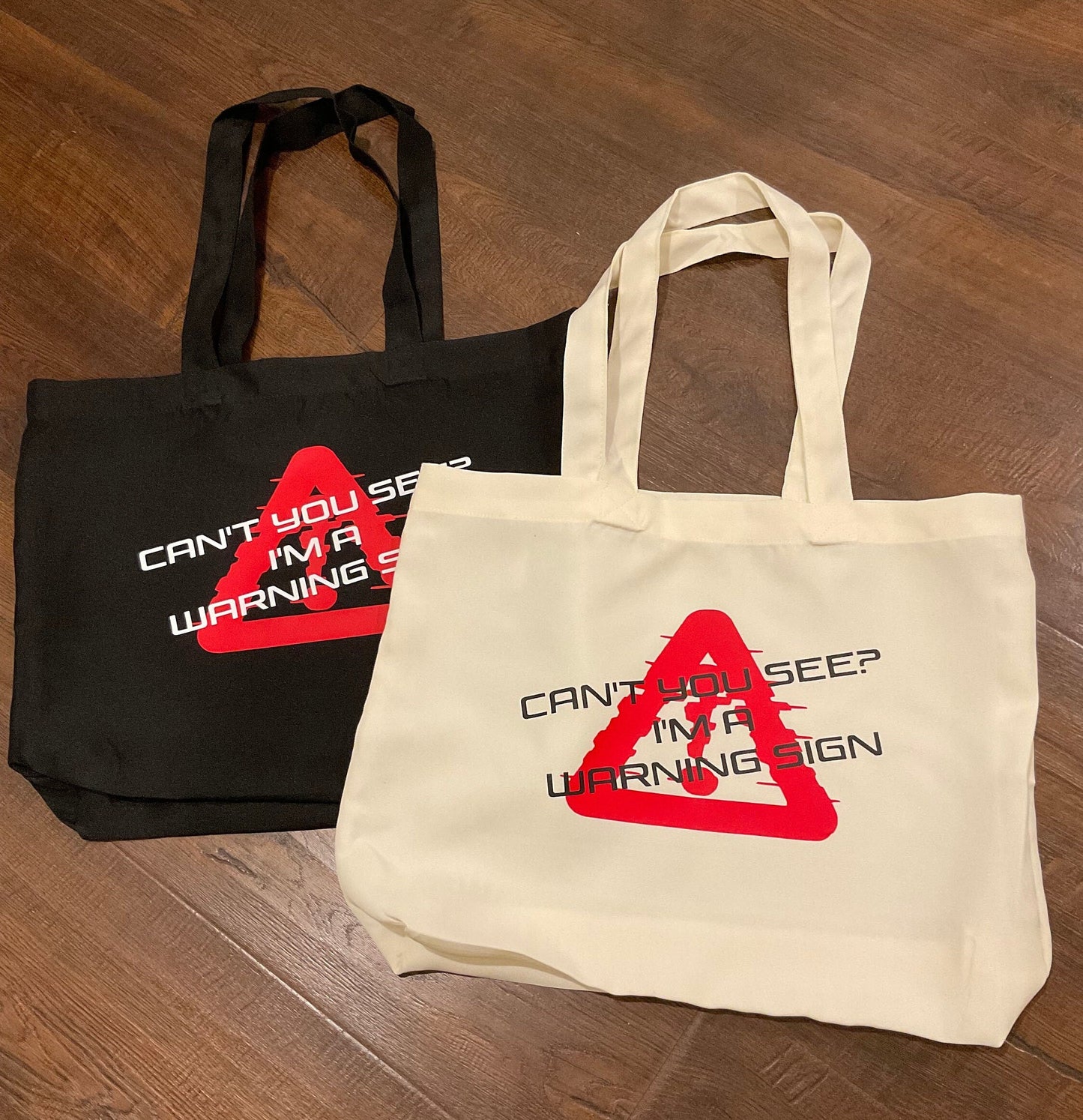 Ateez Warning Sign Tote Bag (Crazy Form)