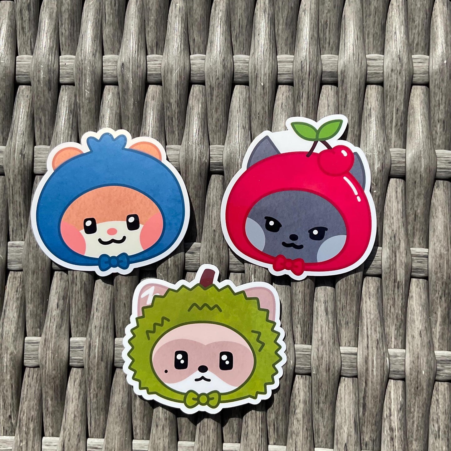 ZB1 | Zeroni Fruity Friends stickers and sticker sheet