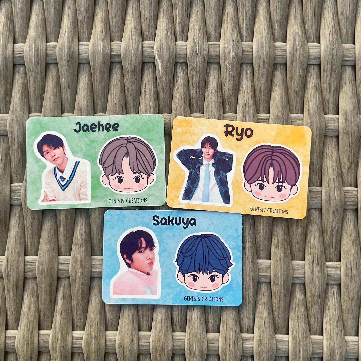 NCT Wish x NCT Zone mini sticker sheets