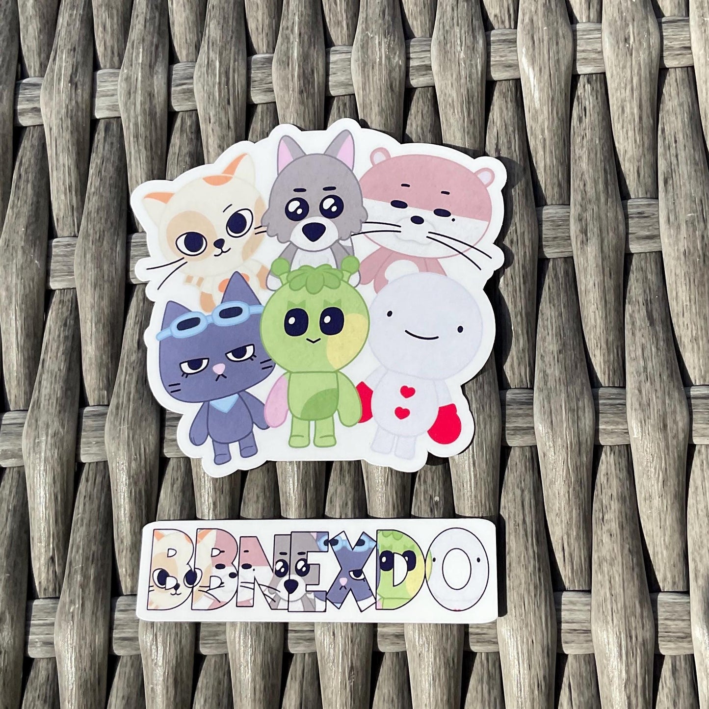 BBNEXDO stickers and sticker sheet (BoyNextDoor)