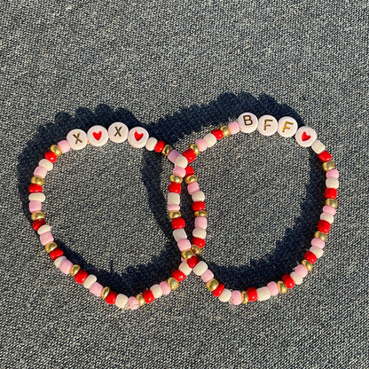 XOXO BFF bracelet set