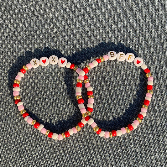 XOXO BFF bracelet set