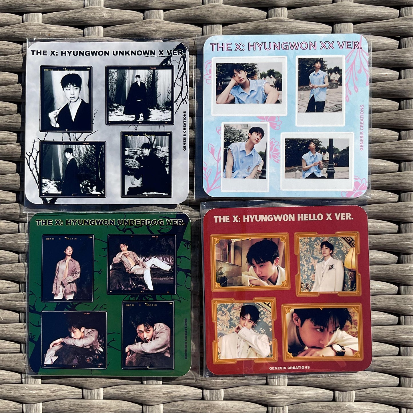 Monsta X | The X mini sticker sheets