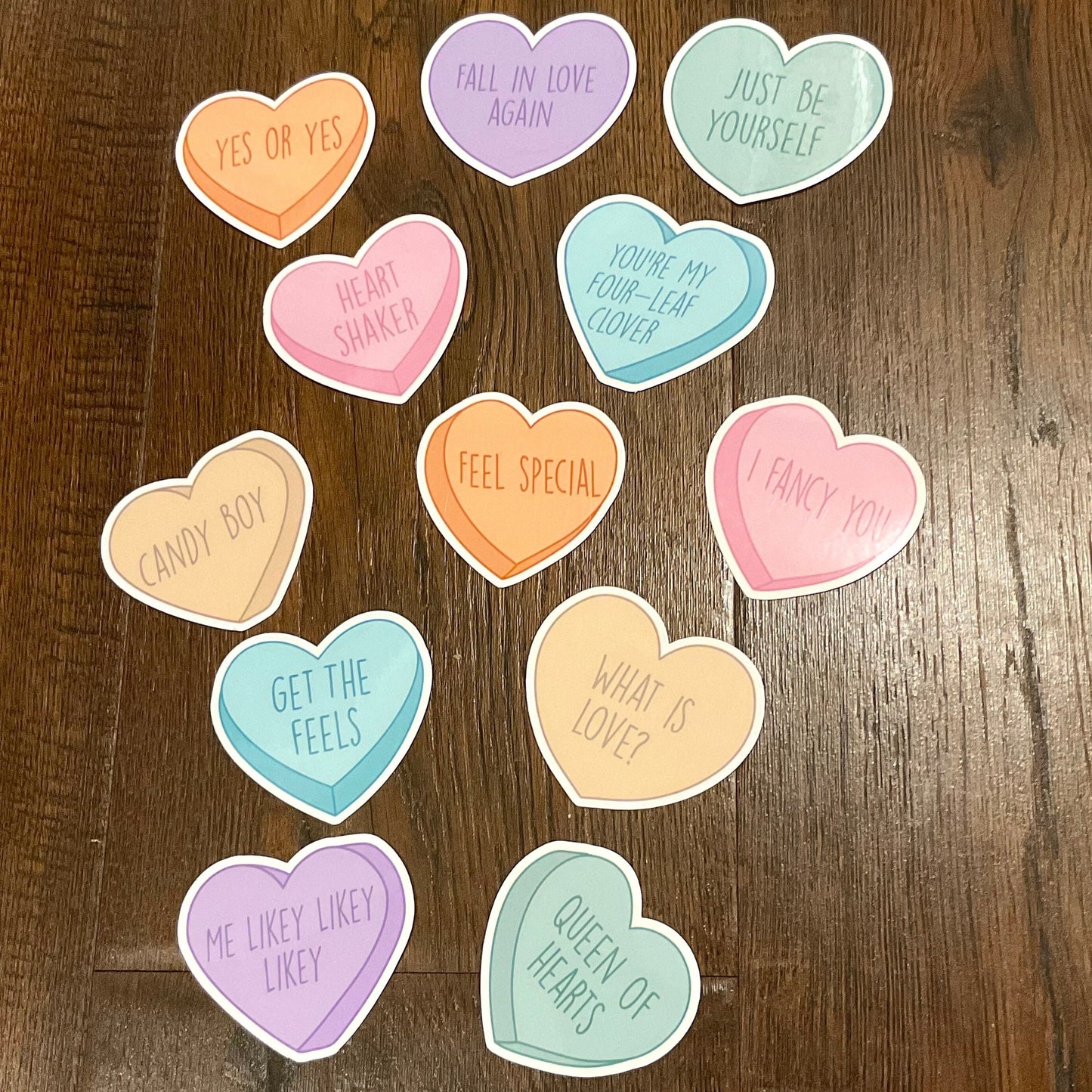 Twice Candy Hearts Sticker set