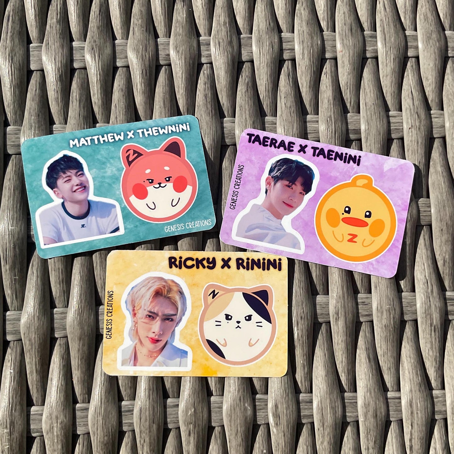 ZB1 x ZERONI mini sticker sheets