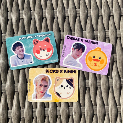 ZB1 x ZERONI mini sticker sheets