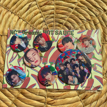 NCT/NCT Dream group button set
