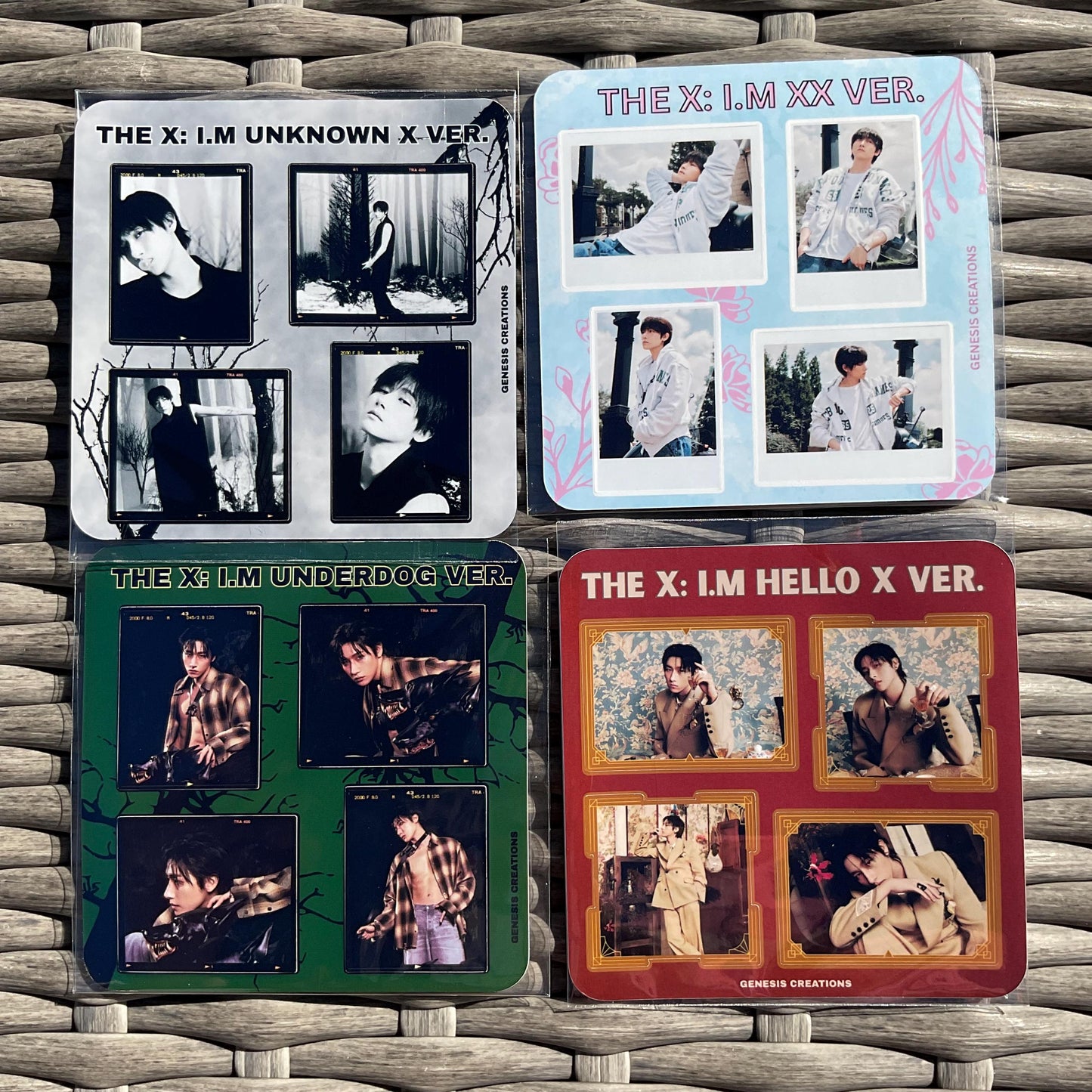 Monsta X | The X mini sticker sheets