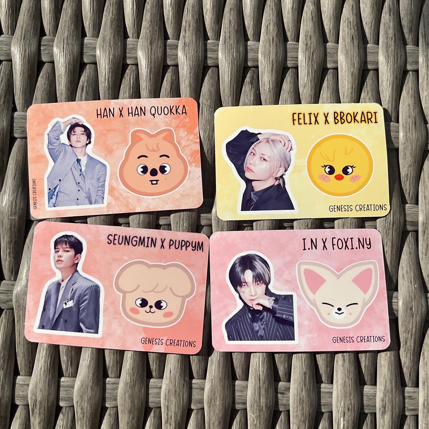 Stray Kids x Skzoo mini sticker sheets