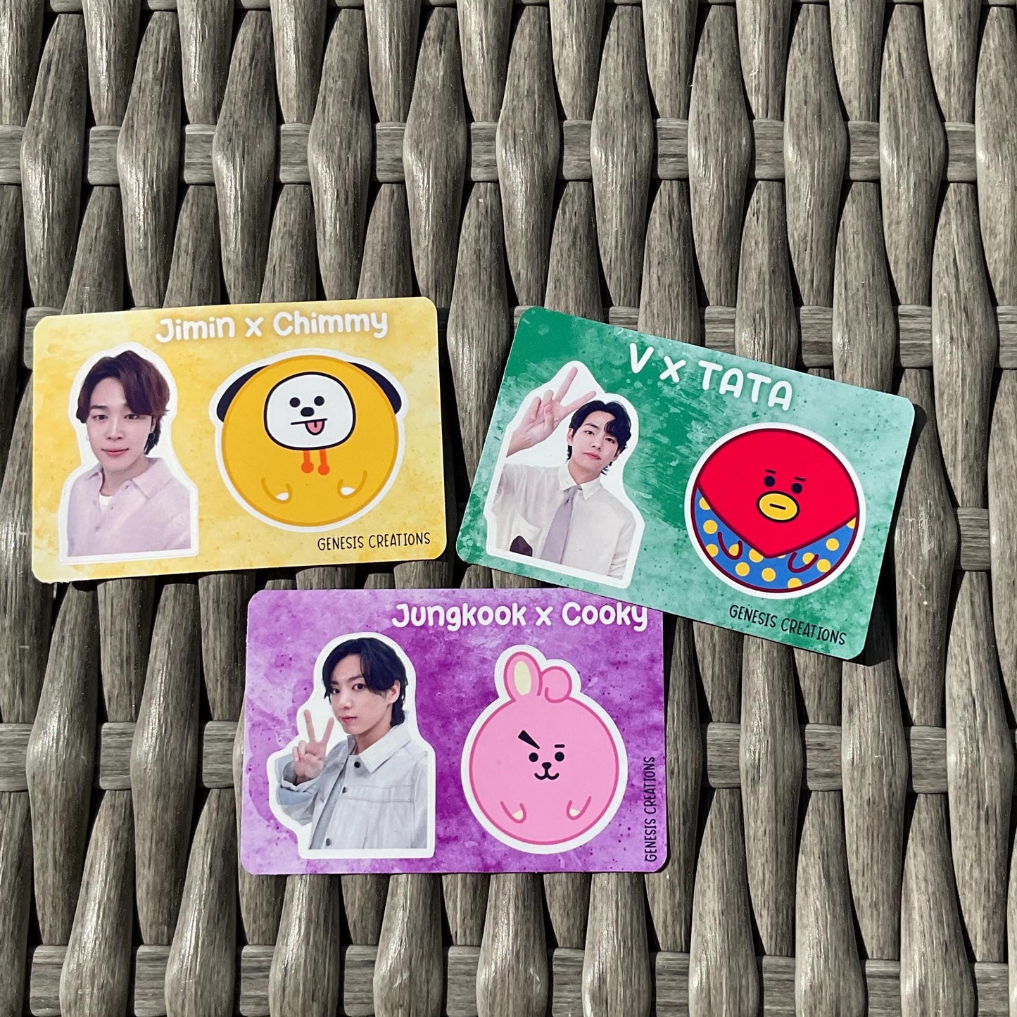 BTS x BT21 mini sticker sheets