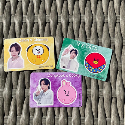 BTS x BT21 mini sticker sheets