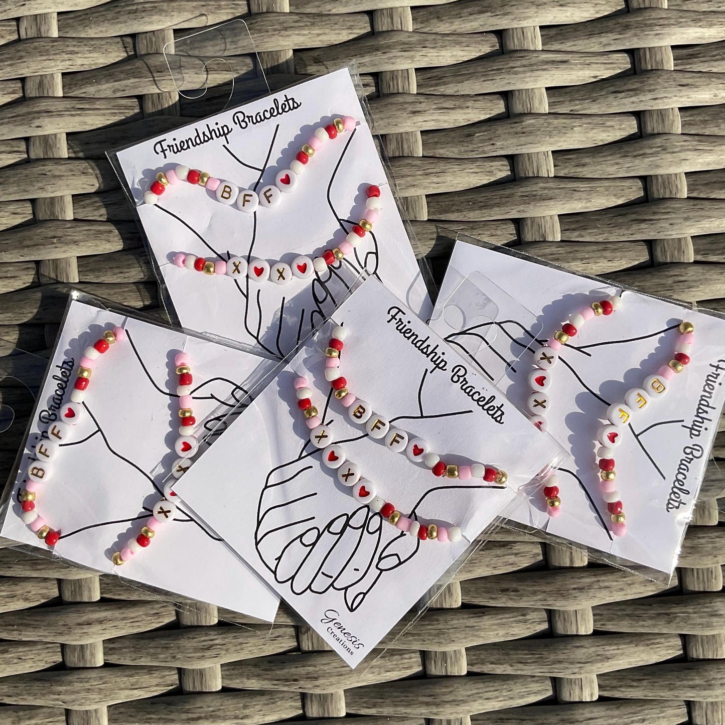 XOXO BFF bracelet set