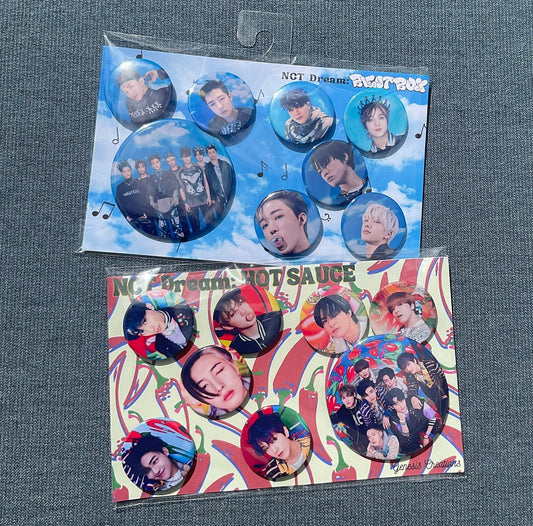 NCT/NCT Dream group button set