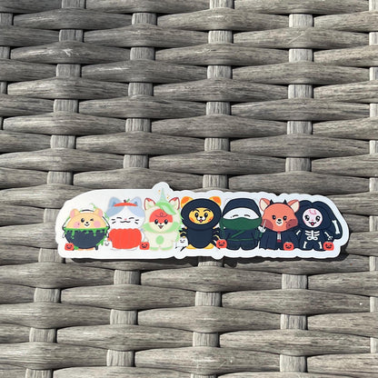 Dreamiez Spooky Friends stickers and sticker sheet