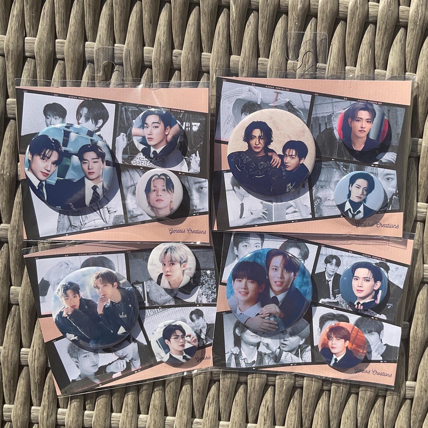 Ateez Duo Button Sets