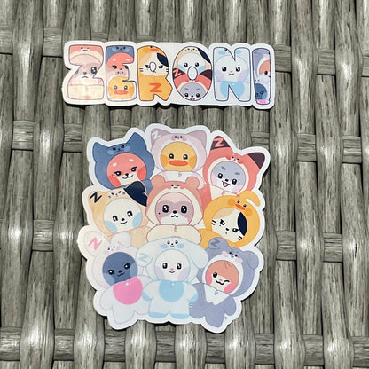 Zeroni Duo Friends Stickers (ZB1)