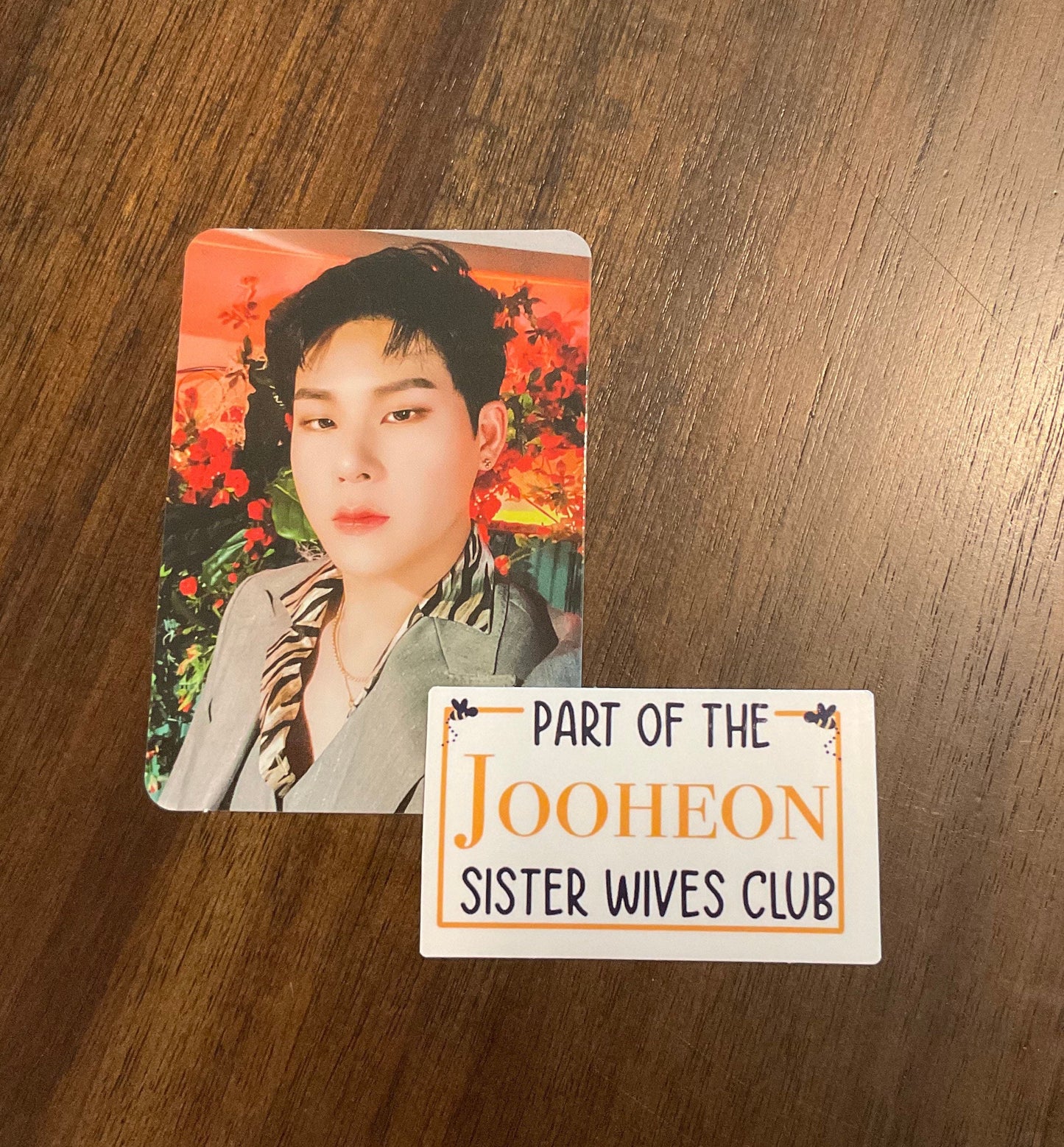 Monsta X member “Sister Wives Club” sticker