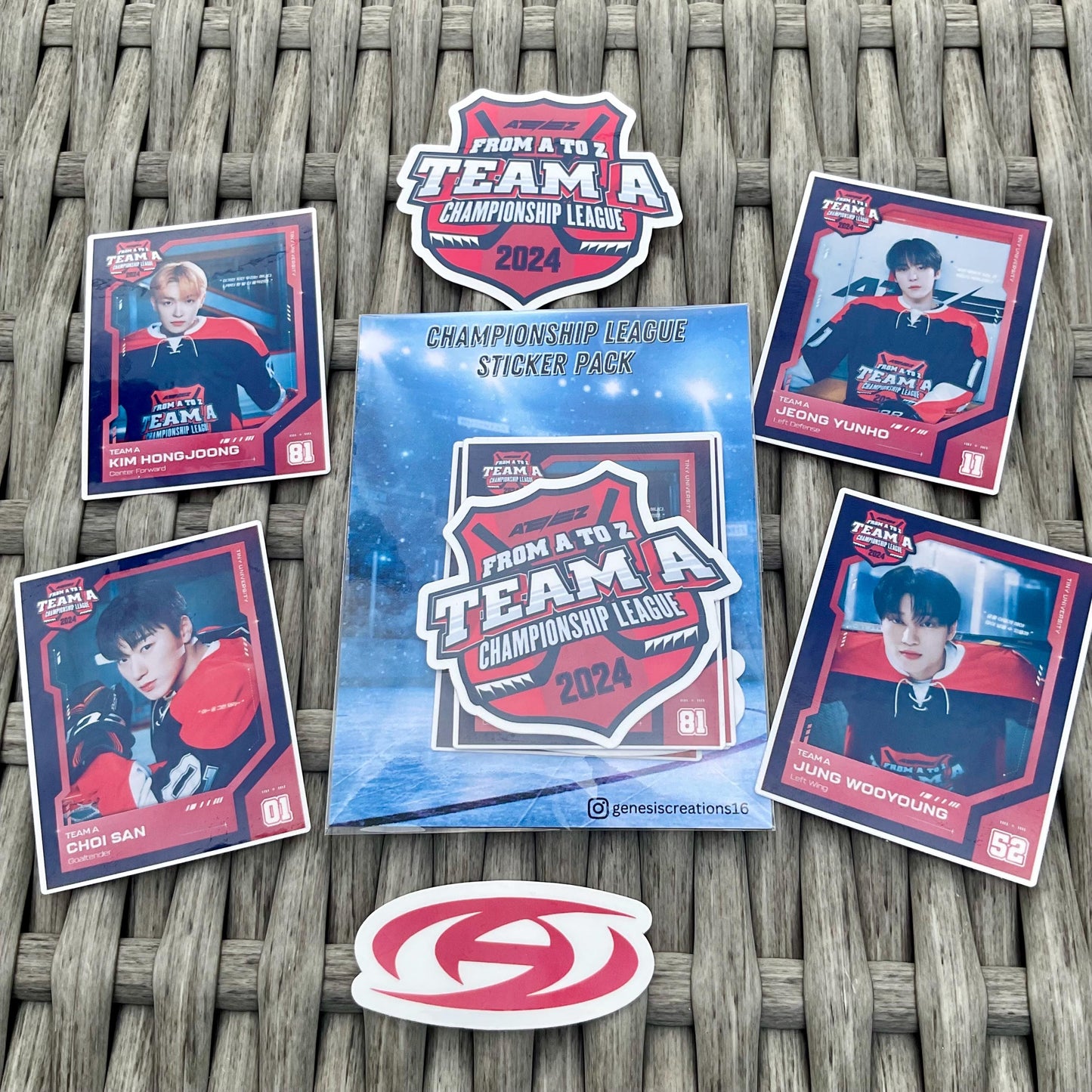 Ateez Championship League sticker pack