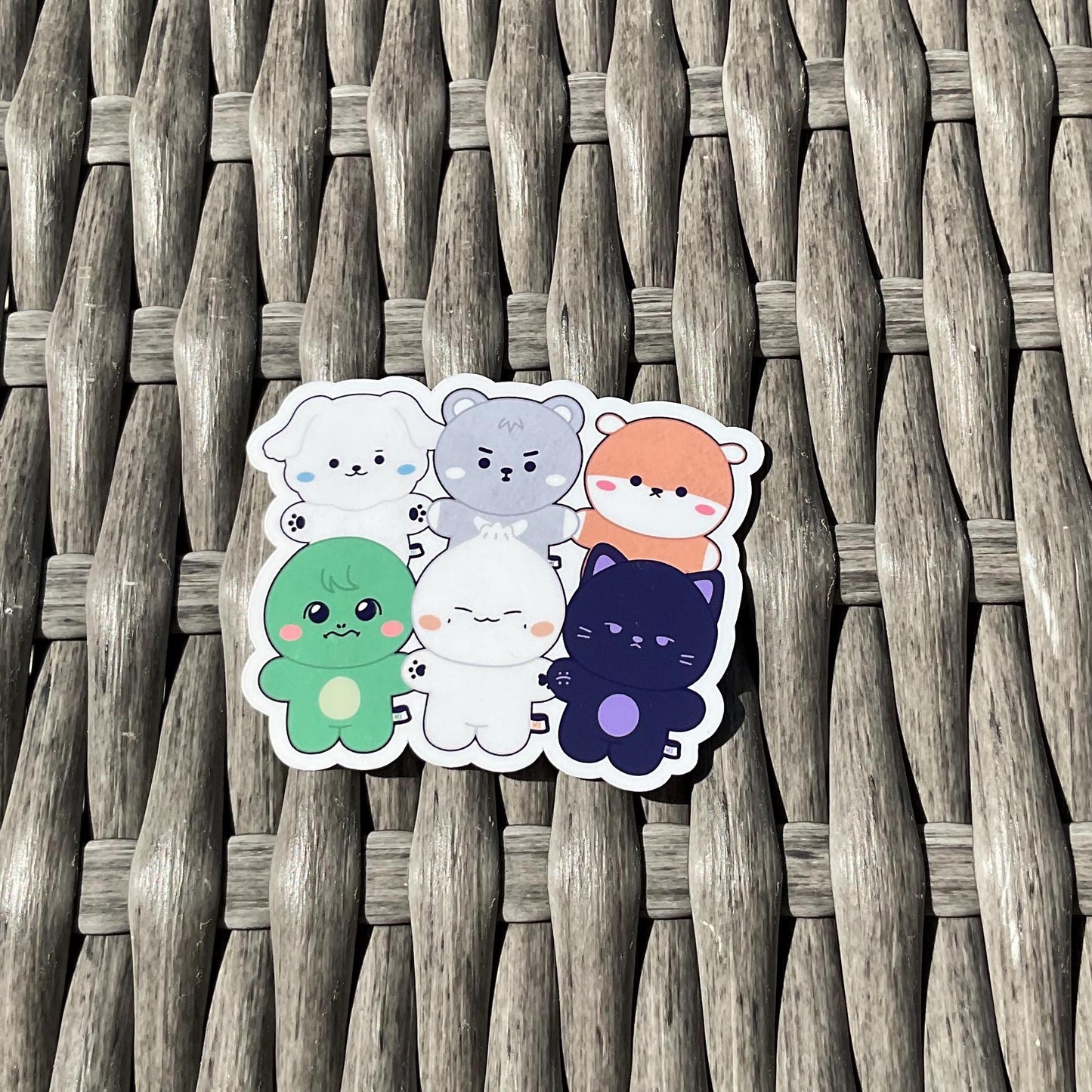 MONMUNGCHI X Stickers and stricken sheets | Monsta X