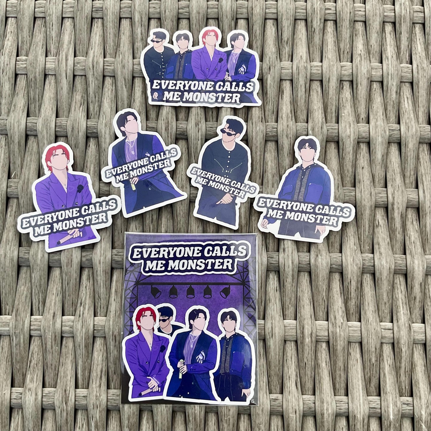 Seventeen Hip Hop unit | Monster lyrics stickers and sticker pack