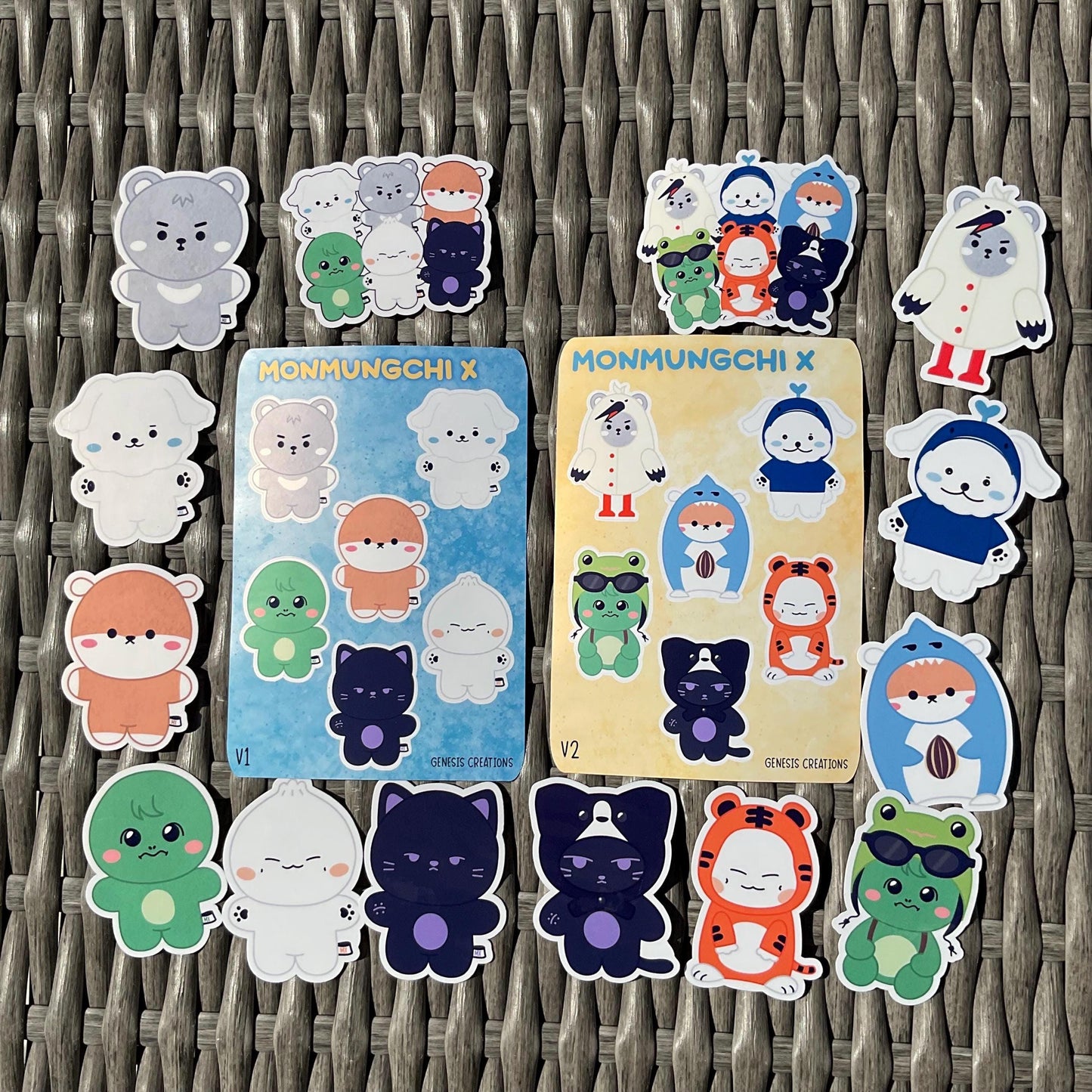 MONMUNGCHI X Stickers and stricken sheets | Monsta X
