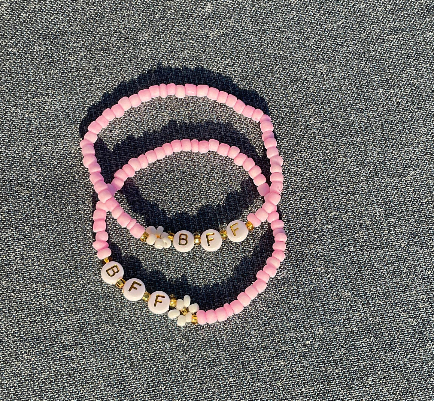 BFF Matching Beaded Bracelet Set
