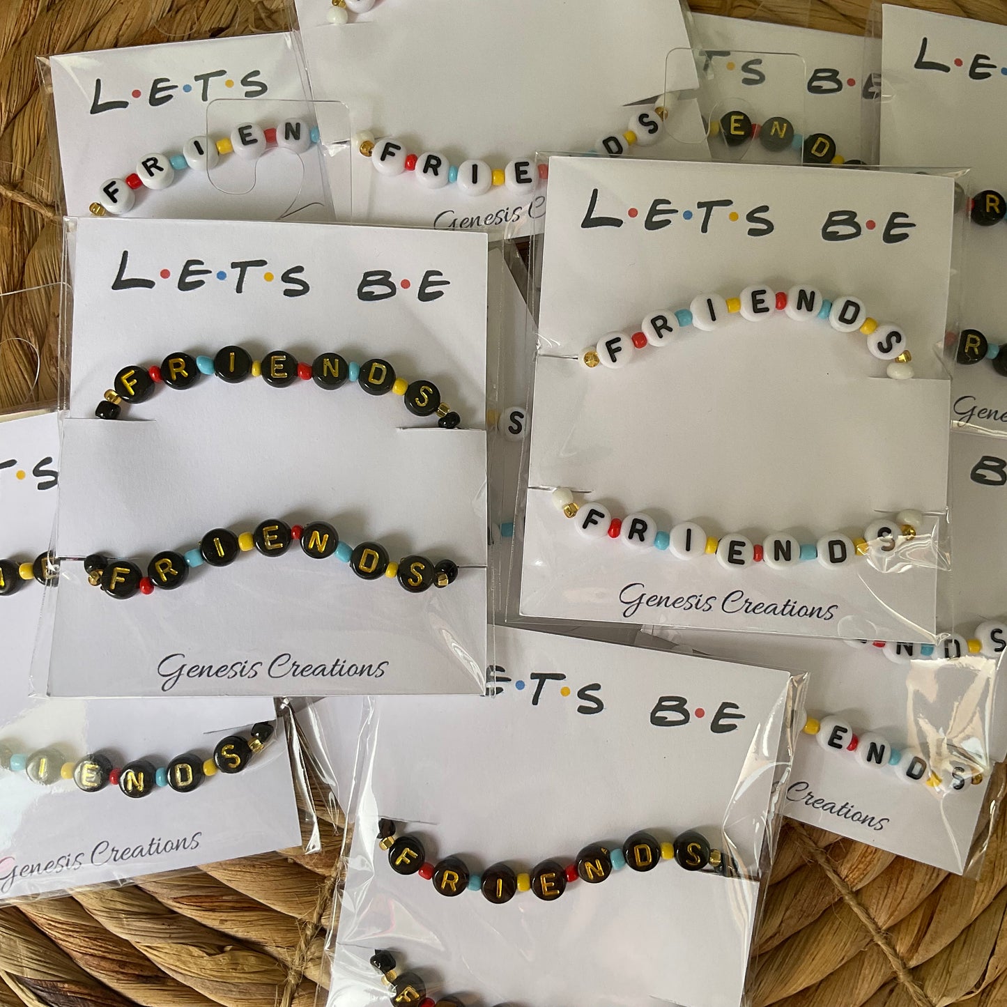 Friends inspired Friendship Bracelet Set